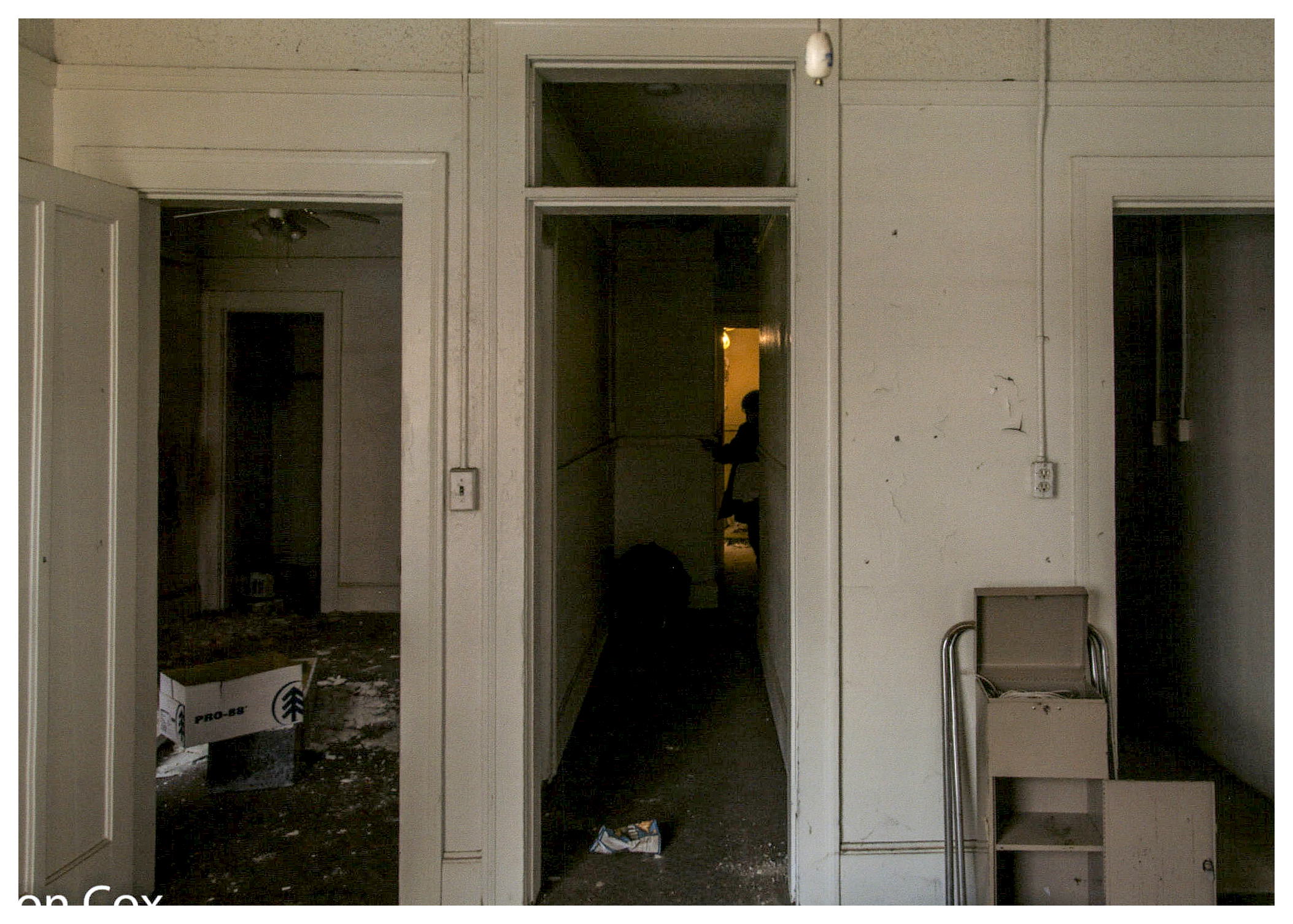 Before: same view of the apartment before rehabilitation.